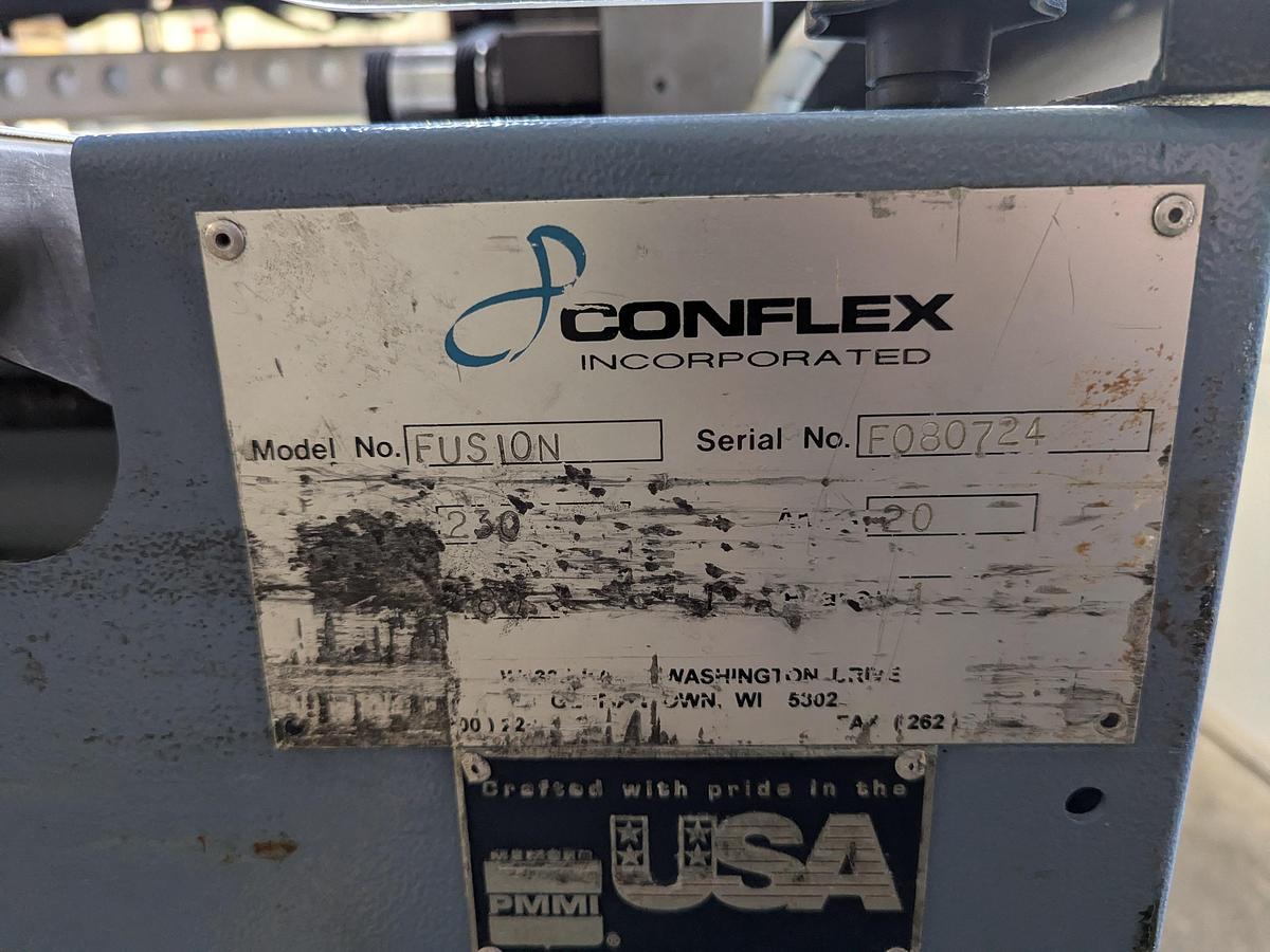 Used Conflex Fusion Automatic Intermittent Motion Side Sealer