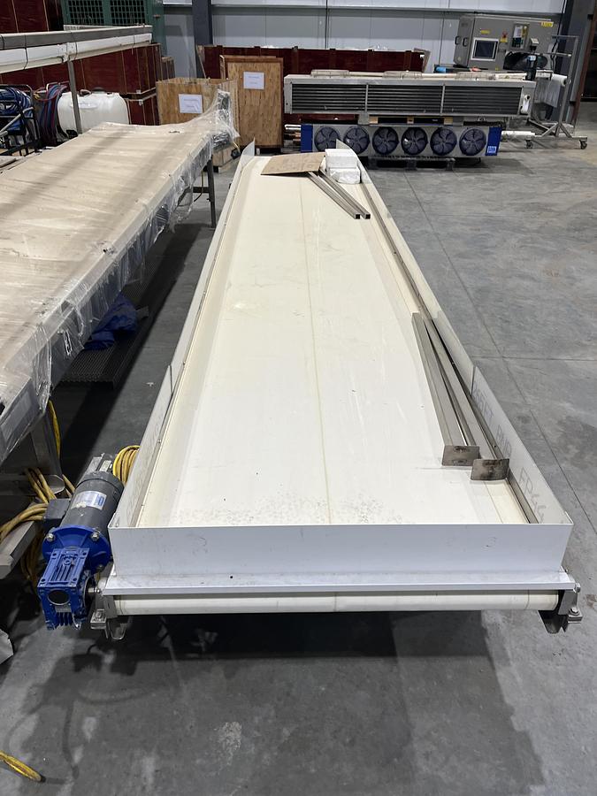 Used 18.5ft Flat Belt Conveyor