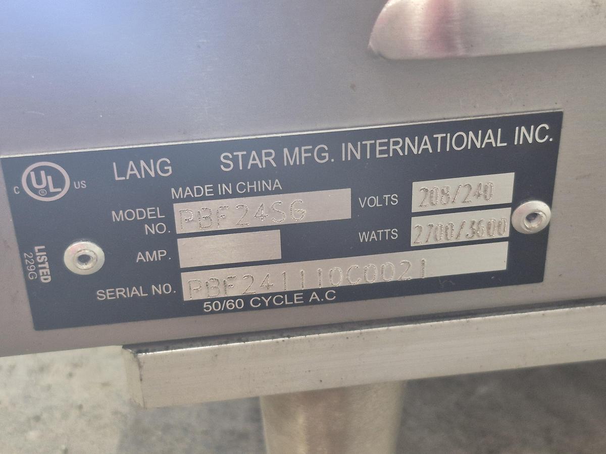 Used Star Manufacturing International Lang Panini Grill