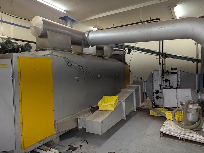 Used Combination Belt and Fluid Bed Dryer System