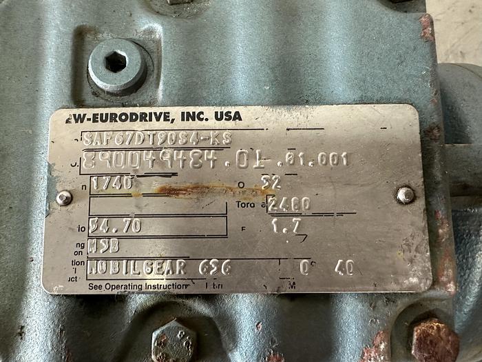 Used Sew-Eurodrive 1.5 HP Motor w/ Gear Reducer