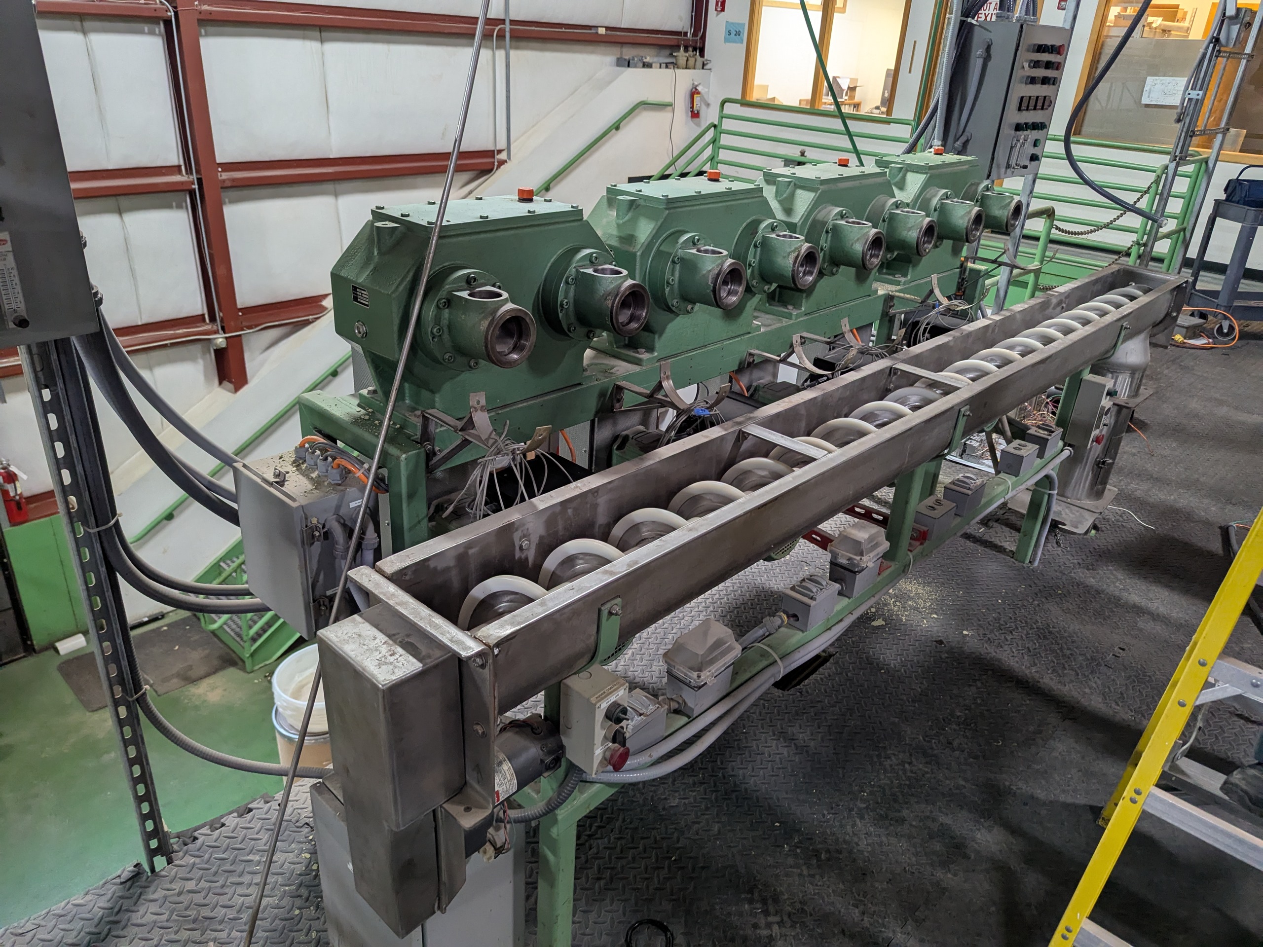 Used 8 Head Seed Oil Screw Press System