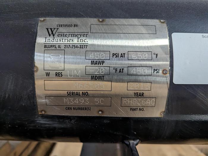 Used Mueller Falling Film Chiller with Condensing Unit