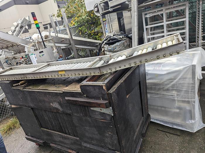 Used Pumpkin Squash Inspection & Cleaning Line