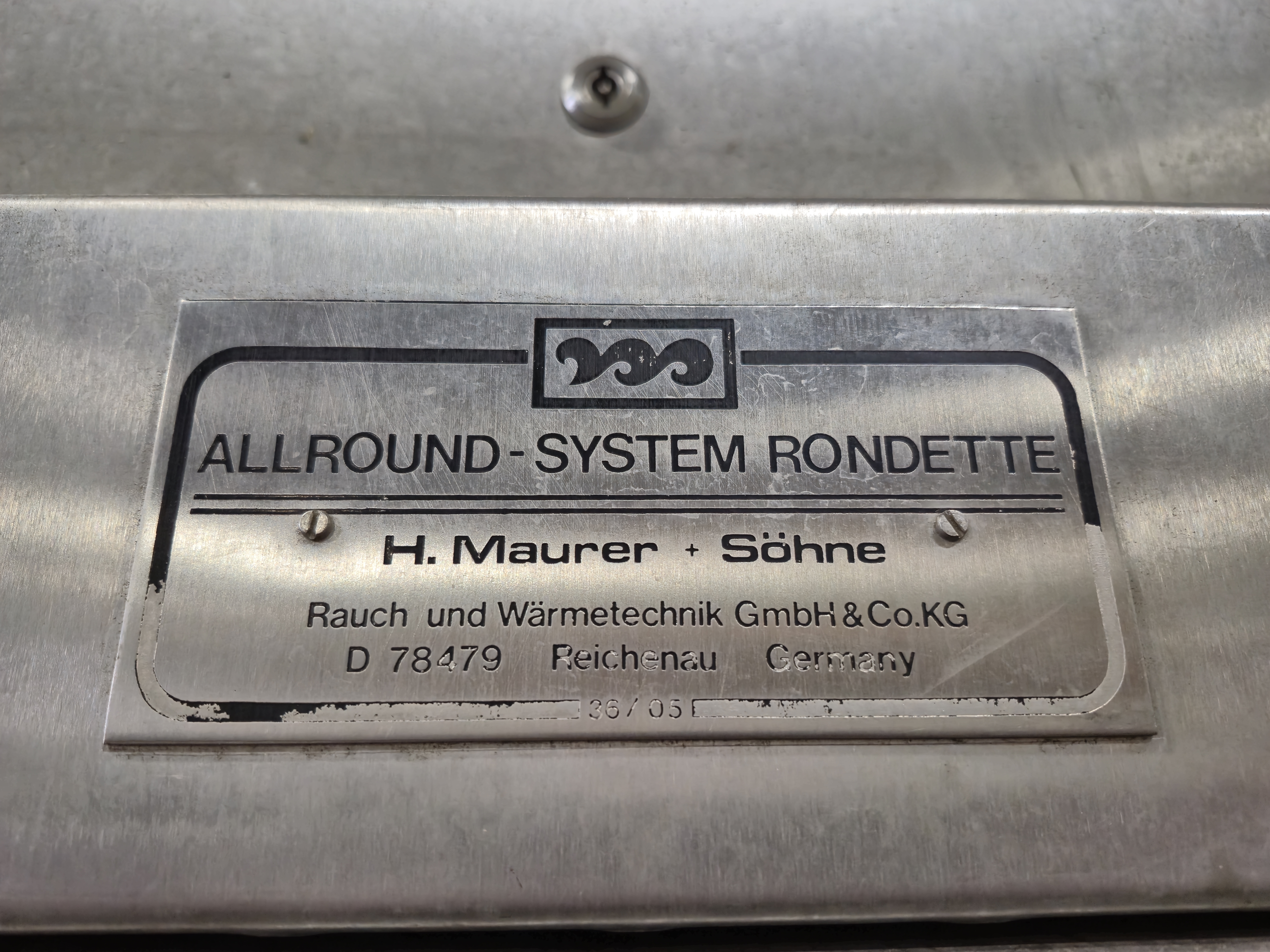 Used Maurer Atmos Allround-System Rondette Smokehouse and Cooking Chamber