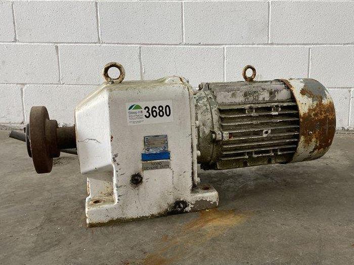 Used NORD 7.5 Hp Foot-Mount Gear Motor & Reducer