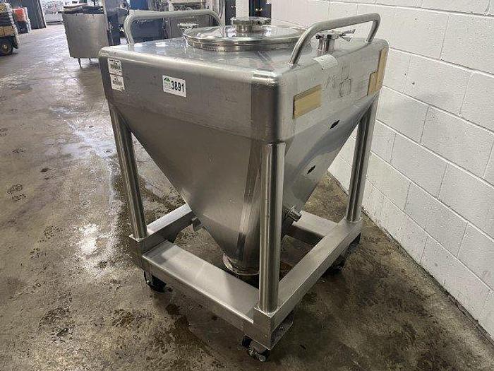 Used SS 10 CF Charge Tote Bin