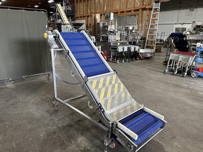 Used Incline Modular Conveyor