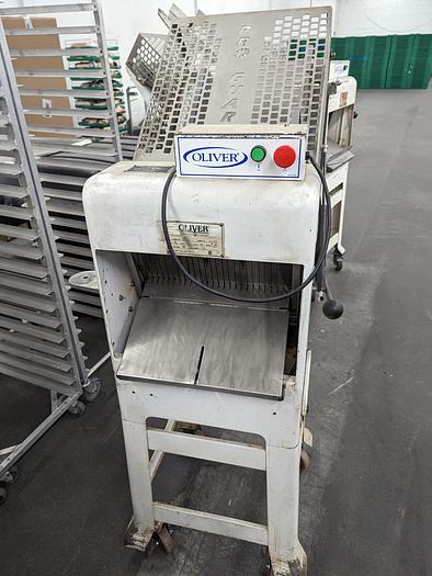 Used Oliver 797 Gravity Feed Bread Slicer