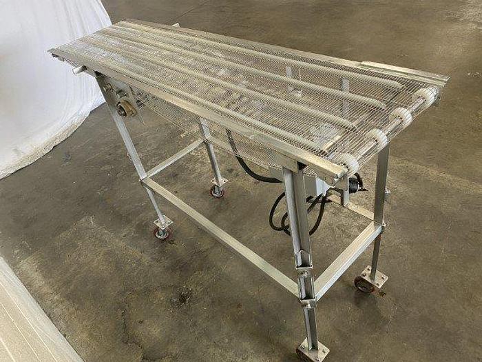 Used 6' SS Wire Conveyor