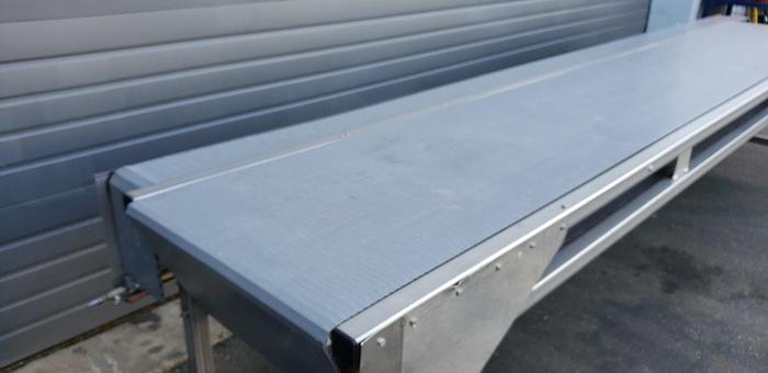 Used Fairview 15' & 17' SS Food-Grade Intralox Conveyors