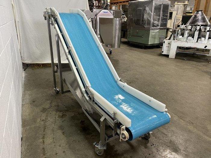 Used 9'L Incline Conveyor
