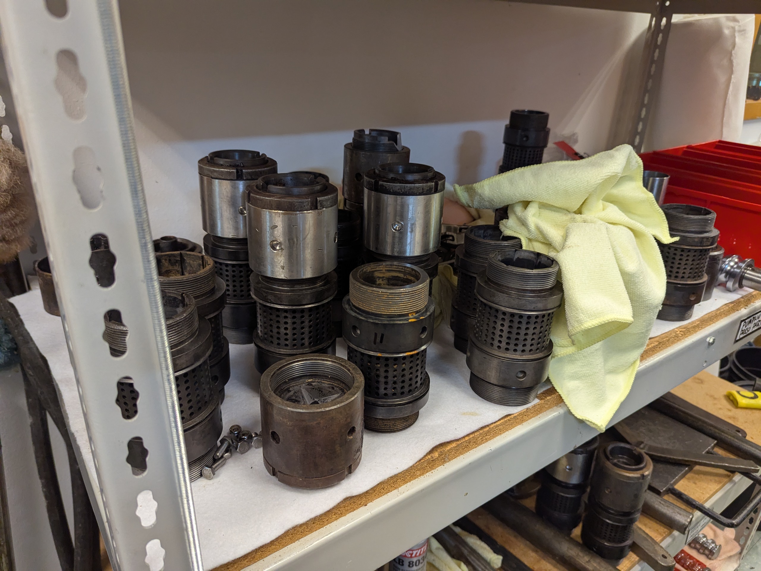 Used 8 Head Seed Oil Screw Press System