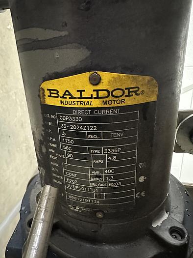 Used Auto Labe 110RH Single-Head Labeller with 310 Imprinter