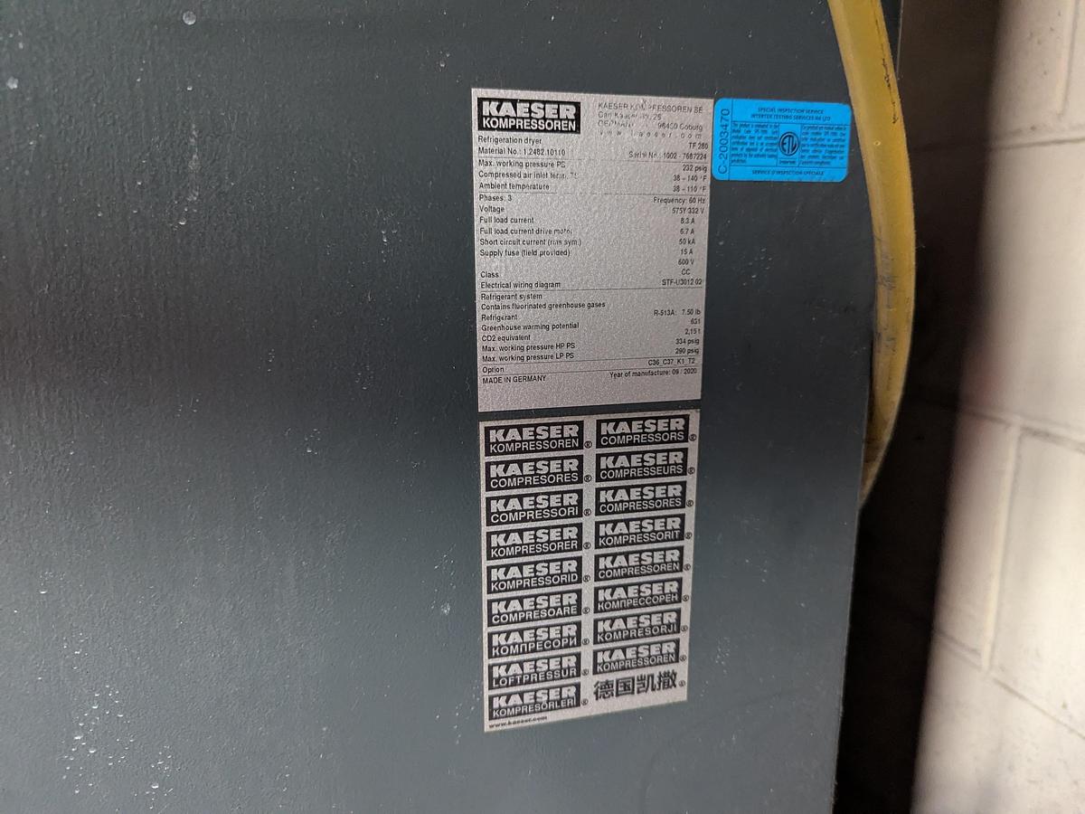 Used Kaeser TF 280 Refrigeration Dryer