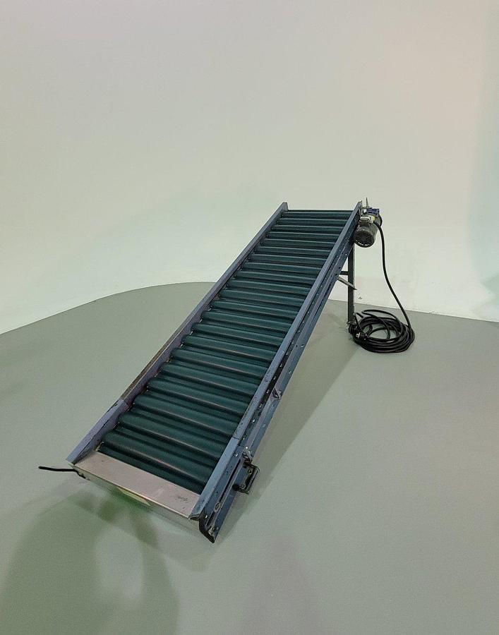Used 8' Industrial Conveyor with Baldor 12 HP Motor