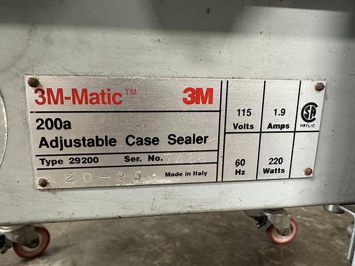 Used 3M-Matic 200a Adjustable Case Sealer