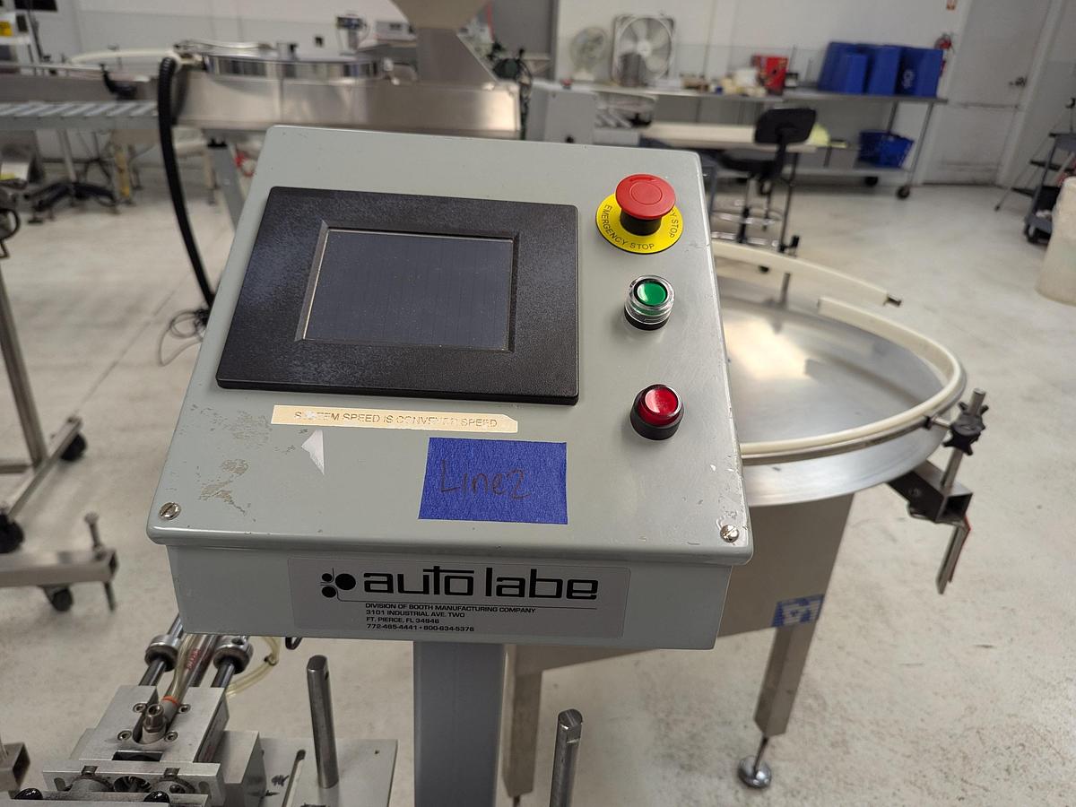 Used Autolabe Inline Bottle Labeller