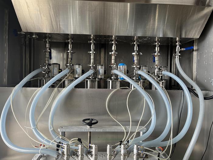 Used 6-Head Bottle Filler