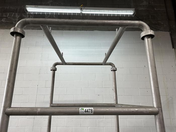 Used Vortex Pneumatic Tote Cage