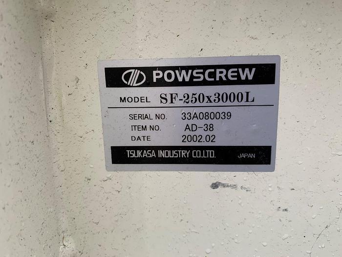 Used Powscrew 10' Auger with Infeed Hopper