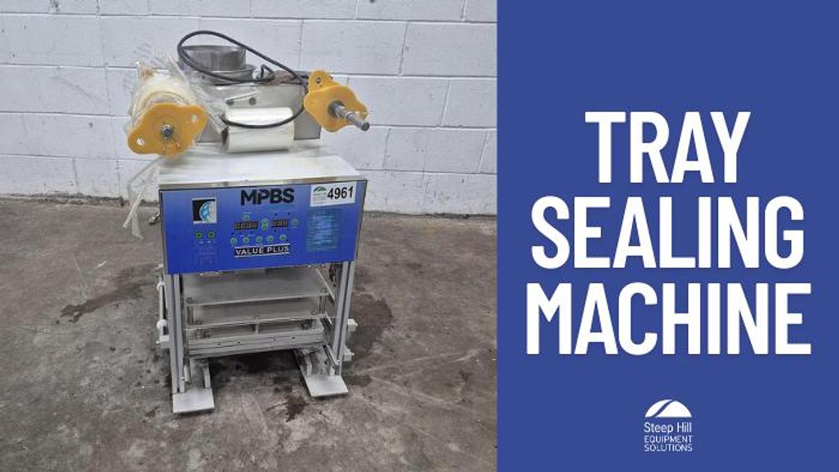 Used MPBS Semi-Automatic Tray Sealing Machine