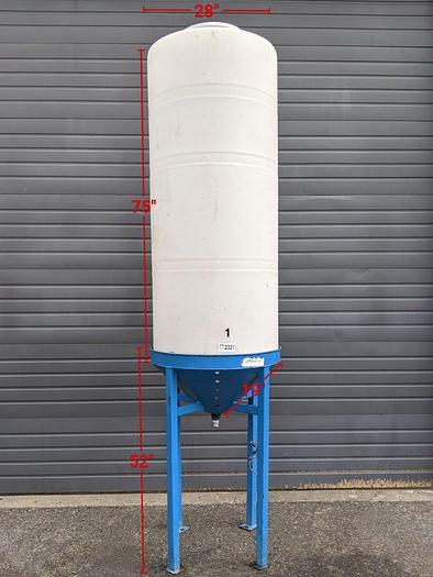 Used 200 Gallon Polypropylene Tank
