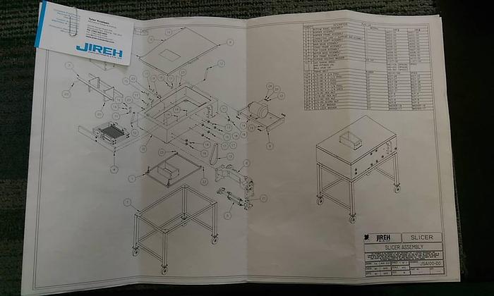 Used Frozen Block Cutter / Slicer