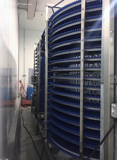 Used FMA Spiral Cooler Conveyors