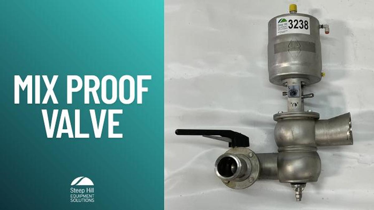 Used Ausvalve Pneumatic Mix Proof Valve