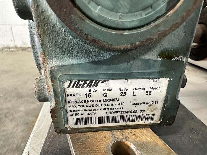 Used Tecweigh Volumetric Auger Feeder