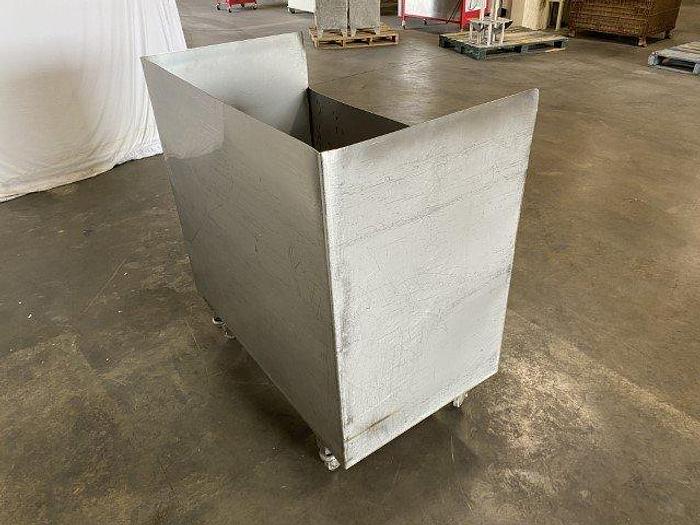 Used Rolling SS Ingredient Bin