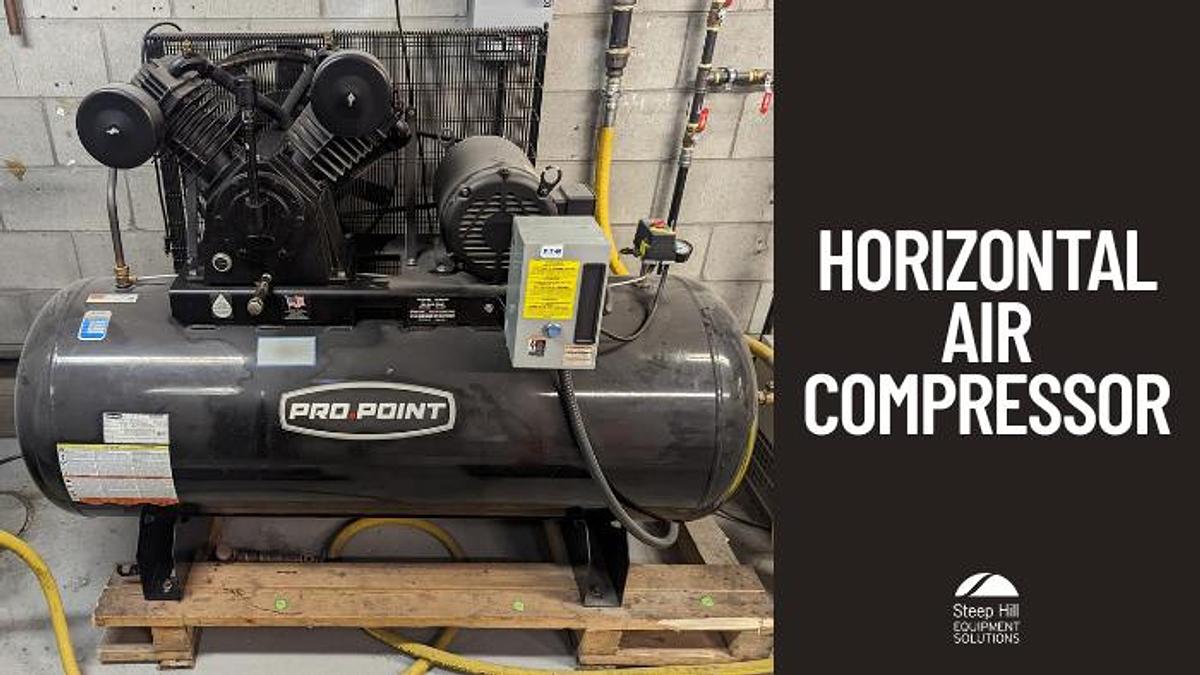 Used Pro.Point Horizontal-Style Air Compressor