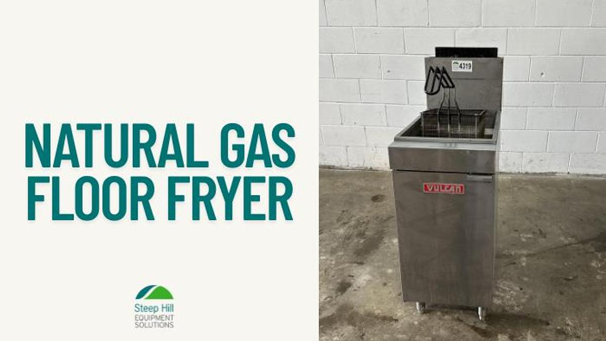 Used Vulcan Natural Gas Floor Fryer