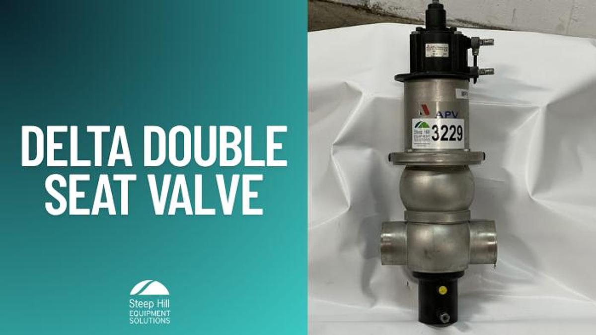 Used APV DE34-3 Delta Double Seat Valve
