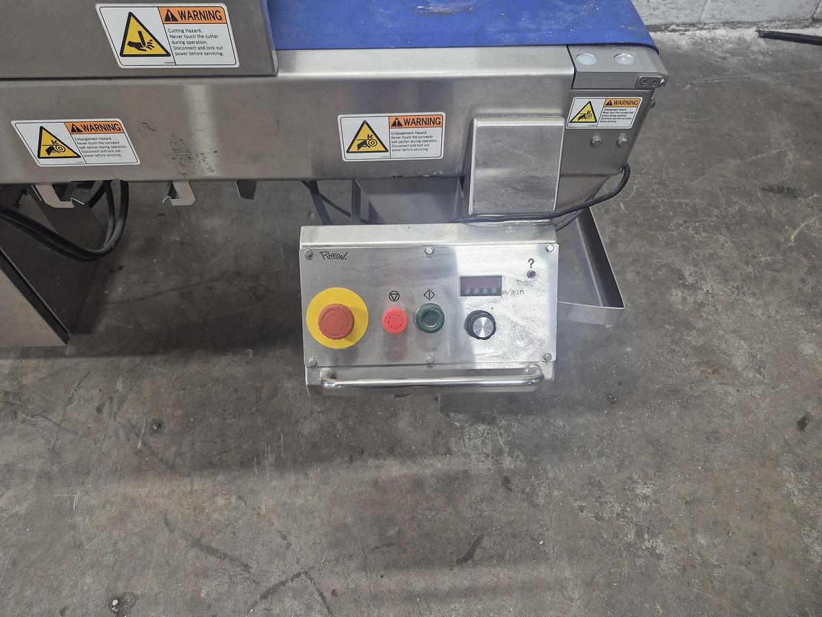 Used Rheon Automatic Conveyor Guillotine Cutter