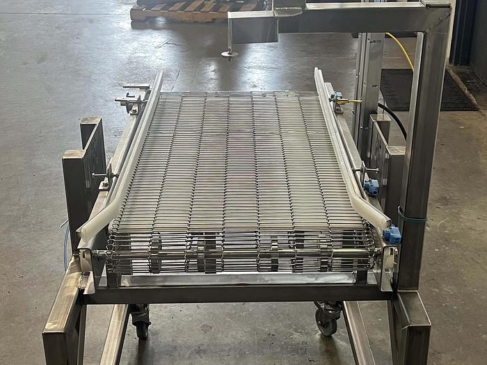 Used 3'L Wire Mesh Conveyor