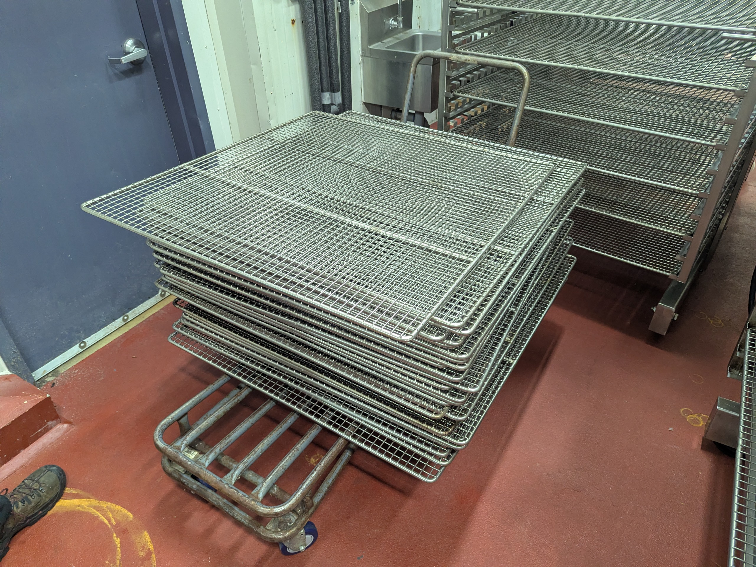 Used Stainless Steel Smokehouse Screens