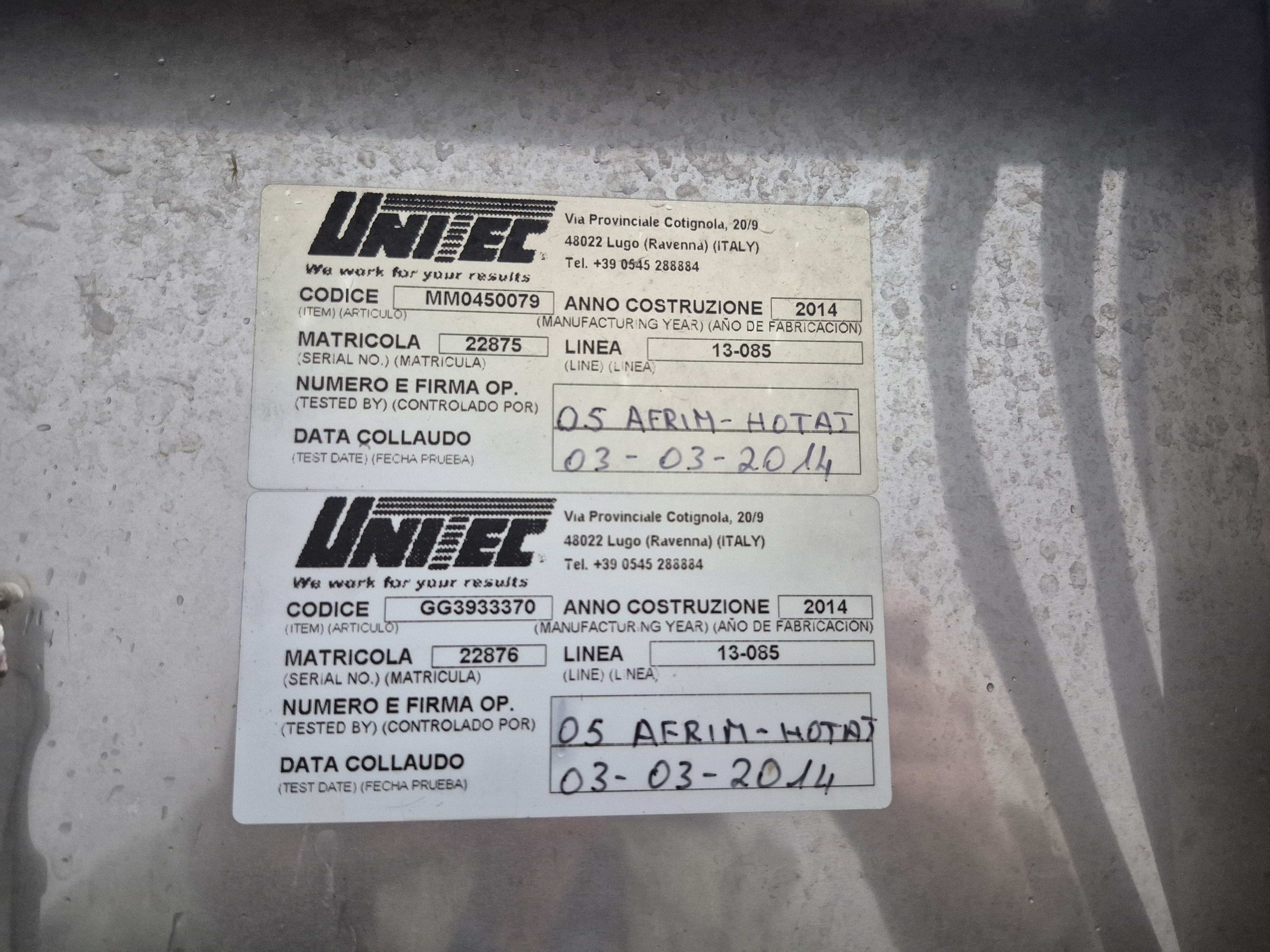 Used Unitec 2-Lane Inspection & Box Filler