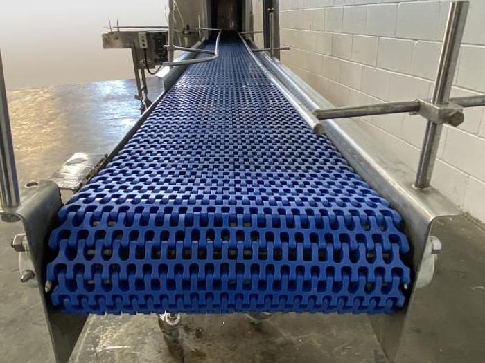 Used L-Conveyor With Steam Tunnel