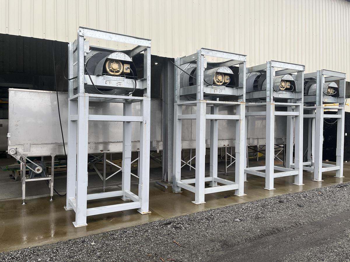 Used 4-Fan Conveyor Dryer