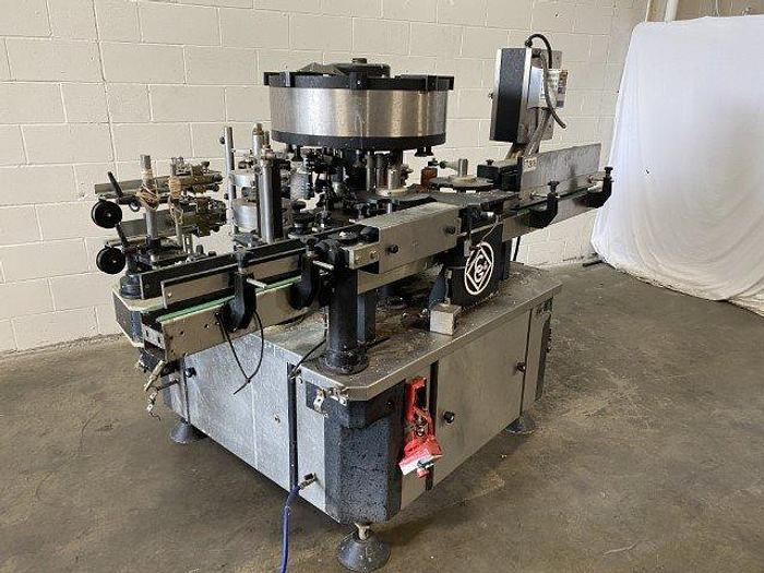 Used C&G Front & Back Bottle Labeller