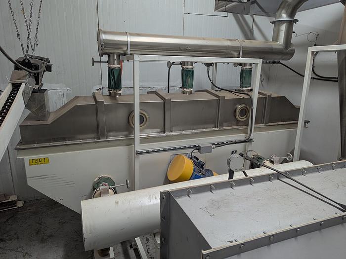 Used Combination Belt and Fluid Bed Dryer System