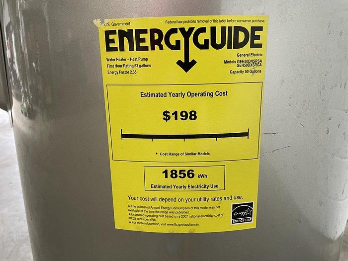 Used GE Hybrid Heat Pump Water Heater