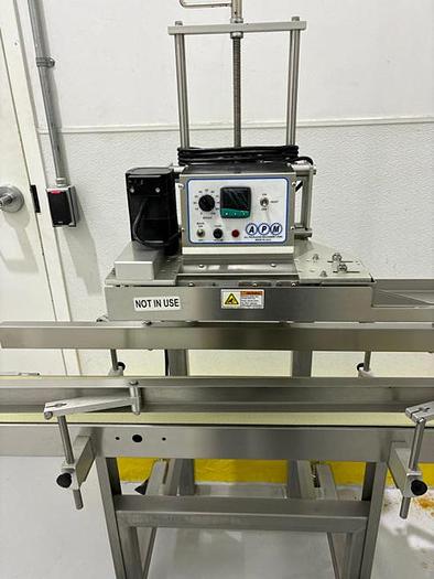 Used APM TBS-3/8 Tabletop Band Bag Sealer