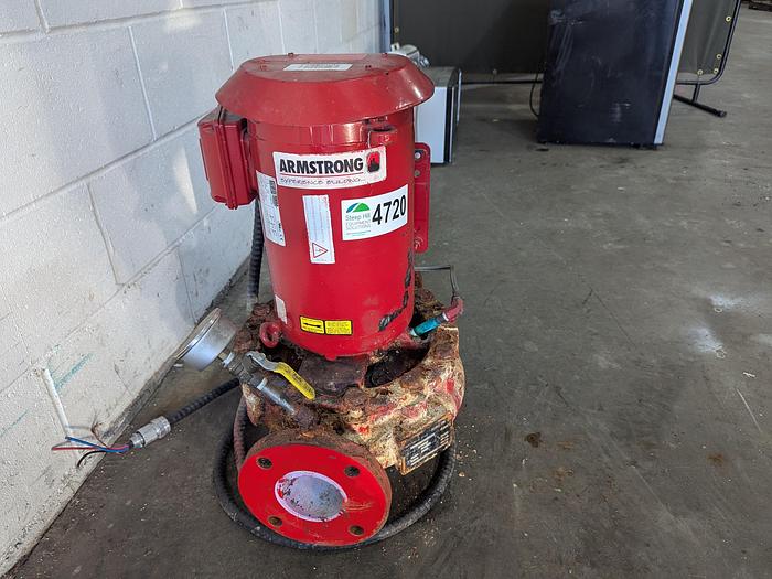 Used Armstrong 4380 Vertical In-Line Pumps