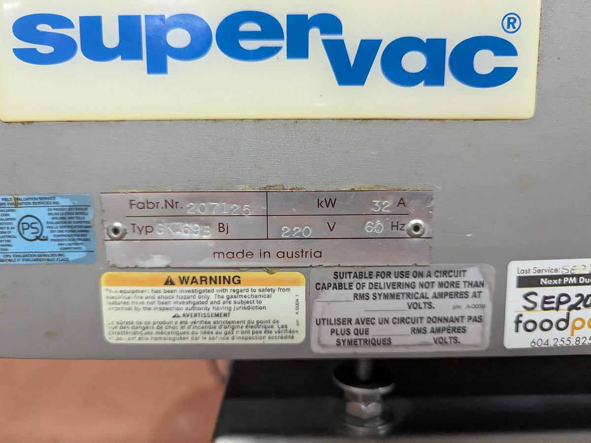 Used SuperVac Vacuum Sealer