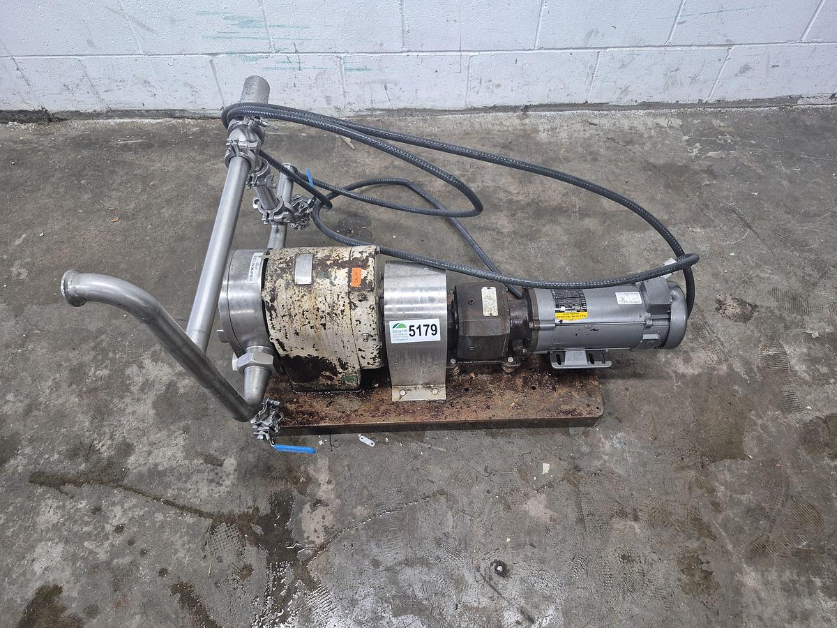 Used Tri-Clover Rotary Lobe Positive Displacement Pump