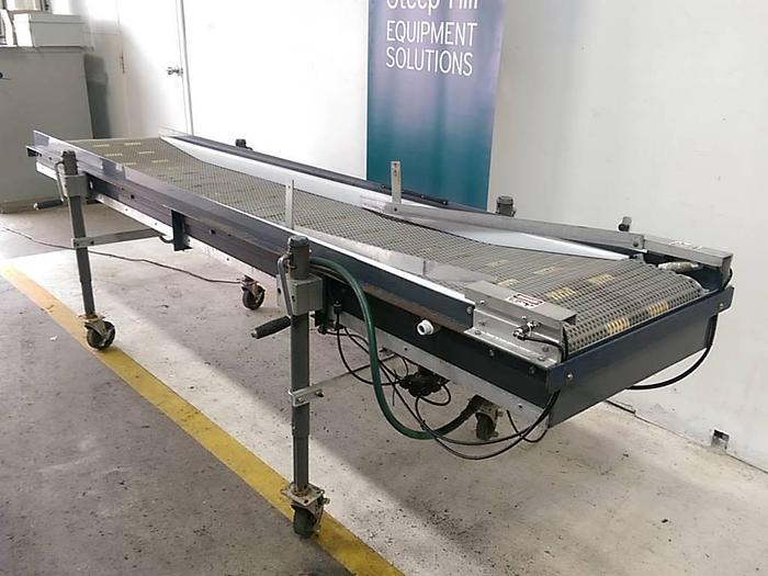 Used 10' long by 20" wide Dip Style Conveyor