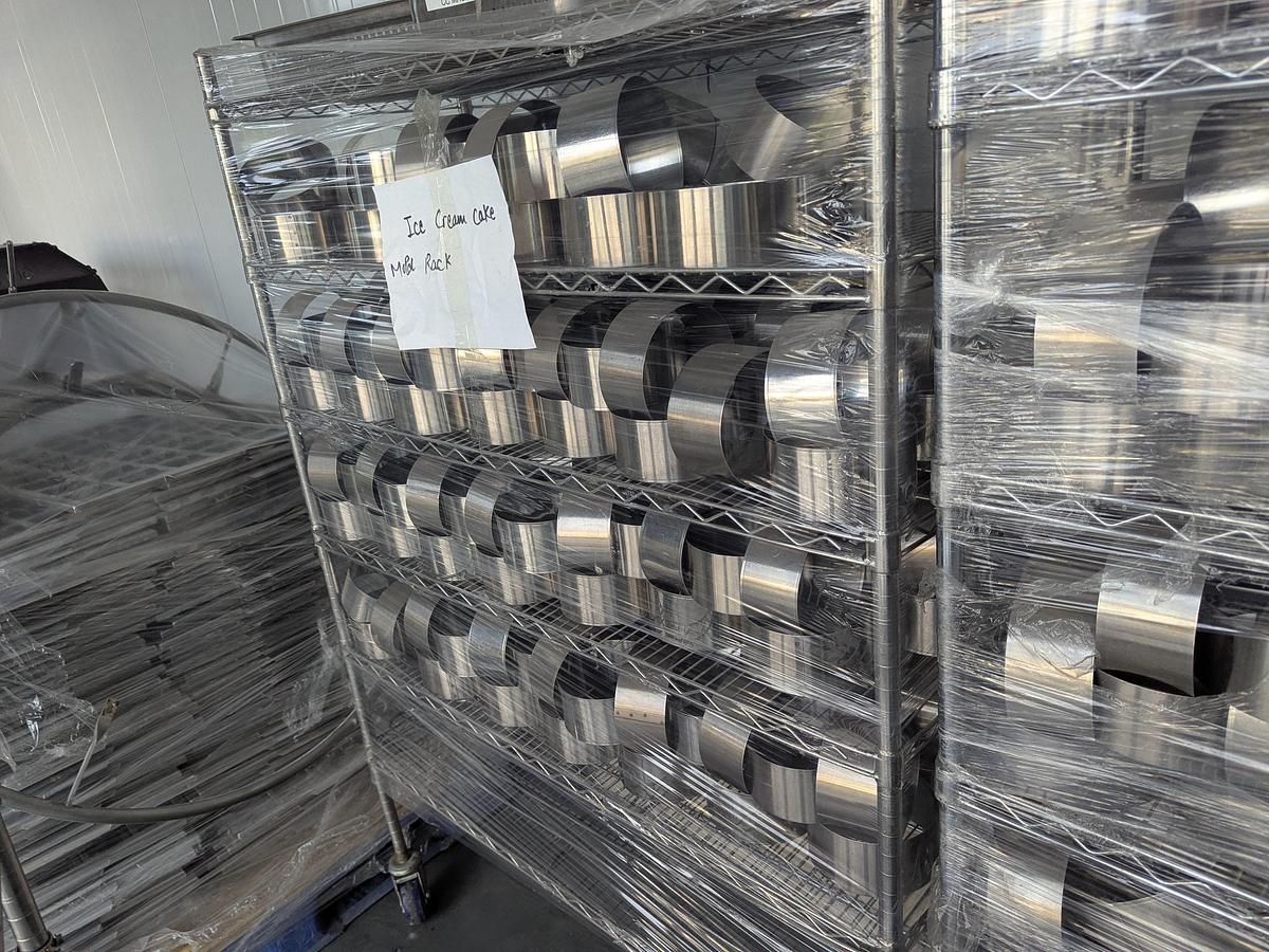 Used Stainless Steel Ice Cream Cake Ring Molds